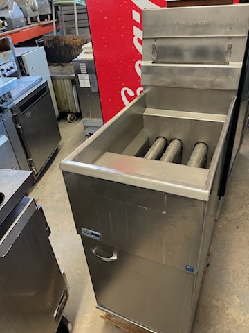 used three compartment steam table