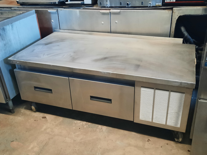 used three compartment steam table